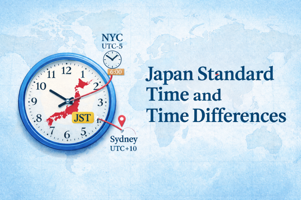Japan Standard Time and Time Differences | Nippon Essential Info
